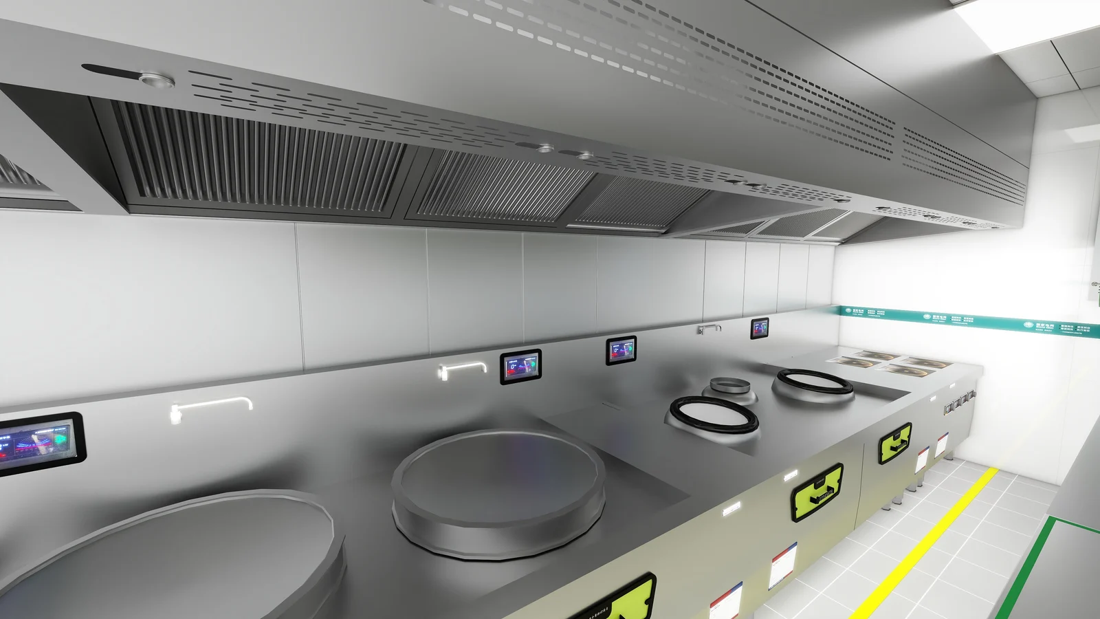 GreenSmart Canteen 4D Kitchen