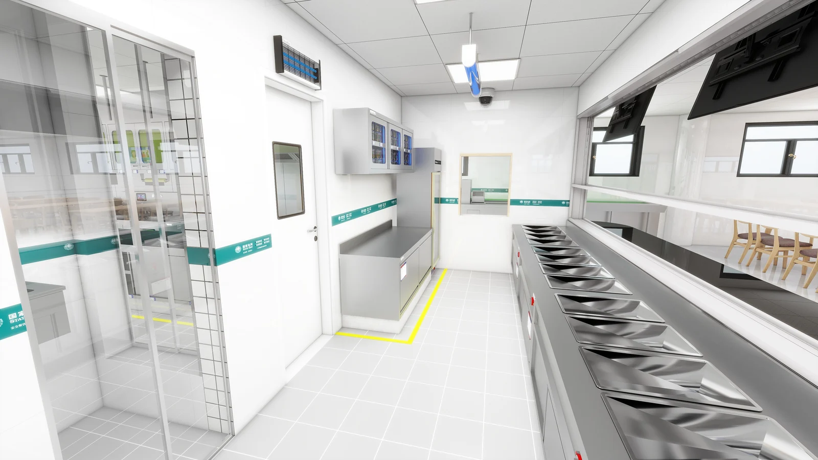 GreenSmart Canteen 4D Kitchen